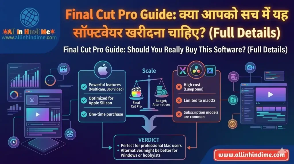 Final Cut Pro Guide: क्या आपको सच में यह सॉफ्टवेयर खरीदना चाहिए? (Full Details) Final Cut Pro Guide: क्या आपको सच में यह सॉफ्टवेयर खरीदना चाहिए? (Full Details)
