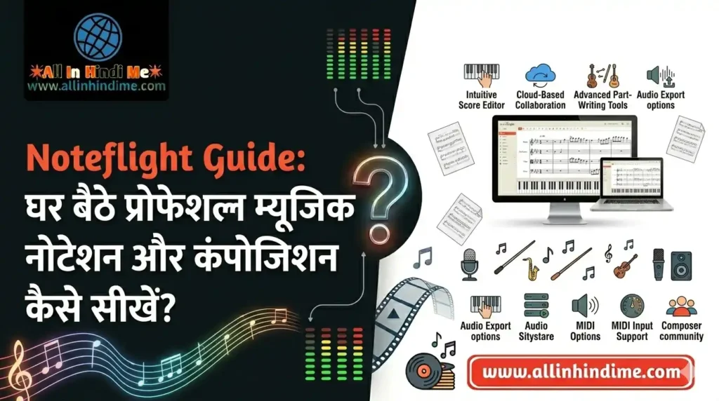 Noteflight Guide: घर बैठे प्रोफेशनल म्यूजिक नोटेशन और कंपोजिशन कैसे सीखें? Noteflight Guide घर बैठे प्रोफेशनल म्यूजिक नोटेशन और कंपोजिशन कैसे सीखें
